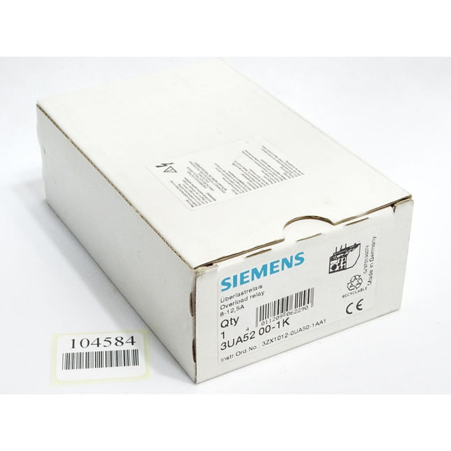 Siemens 3UA5200-1K Überlastrelais / Neu OVP - Maranos.de