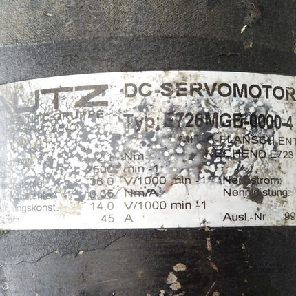 Bautz DC-Servomotor E726MGB-0000-4 - Maranos.de