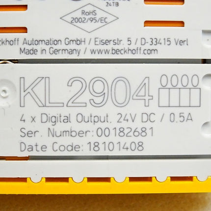 Beckhoff KL2904 digitale Ausgangsklemme - Maranos.de