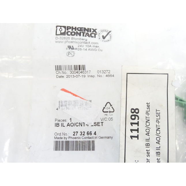 Phoenix Contact IB IL AO/CNT-PLSET / 2732664 / Neu OVP - Maranos.de