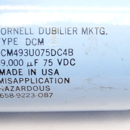 Cornell Dubilier DCM DCM493U075DC4B + 7-02005-0389 - Maranos.de