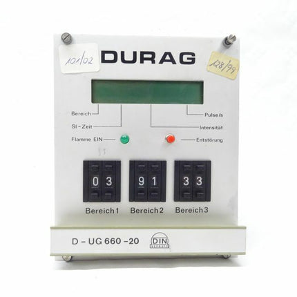 Durag D-UG 660-20 Flammenwächter 85122 / 220V / 50Hz / 12836/90 DB - Maranos.de
