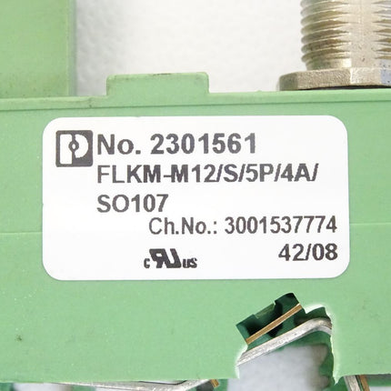 Phoenix Contact FLKM-M12/S/5P/4A/SO107 / 2301561 - Maranos.de