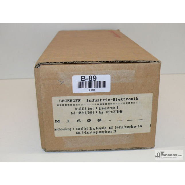 Neu: Beckhoff  M-1600-002  Ein-und Ausgabe - Maranos.de