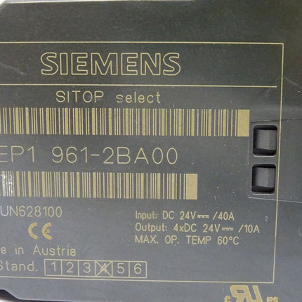 Siemens Sitop Select 6EP1961-2BA00 / 6EP1 961-2BA00 E:4 - Maranos.de