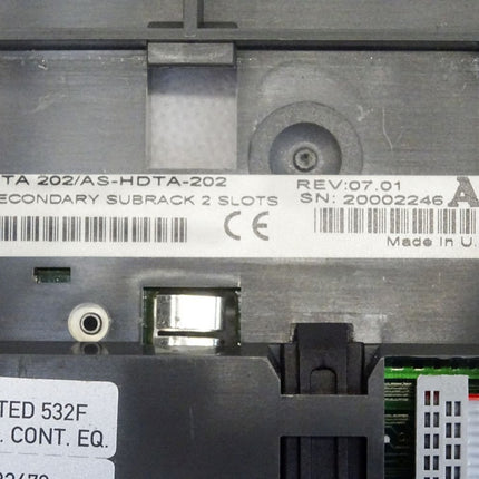 AEG Secondary Subrack 2 Slots DTA202/AS-HDTA-202 - Maranos.de