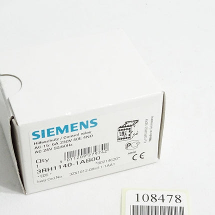 Siemens Hilfsschütz 3RH1140-1AB00 / Neu OVP - Maranos.de