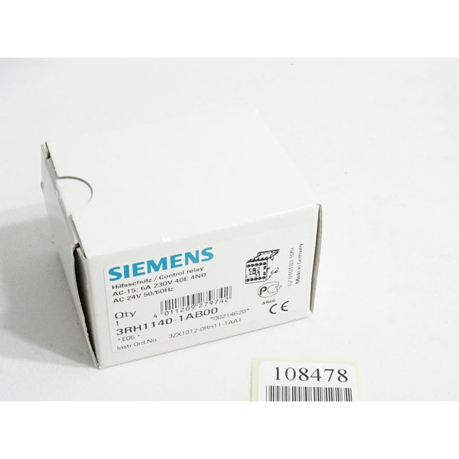 Siemens Hilfsschütz 3RH1140-1AB00 / Neu OVP - Maranos.de