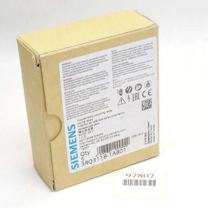 Siemens Ausgangskoppler 3RQ3118-1AB01 / Inhalt : 2 Stück / Neu OVP - Maranos.de