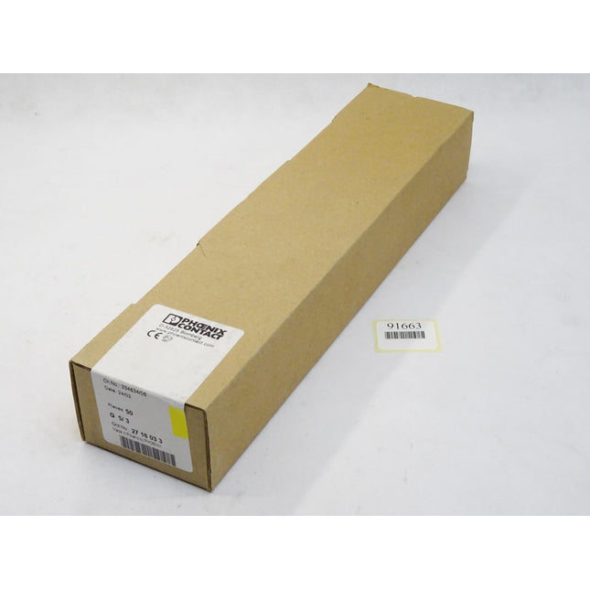 Phoenix Contact Geräteklemme G5/3 / 2716033 / Inhalt : 50 Stück / Neu OVP versiegelt - Maranos.de