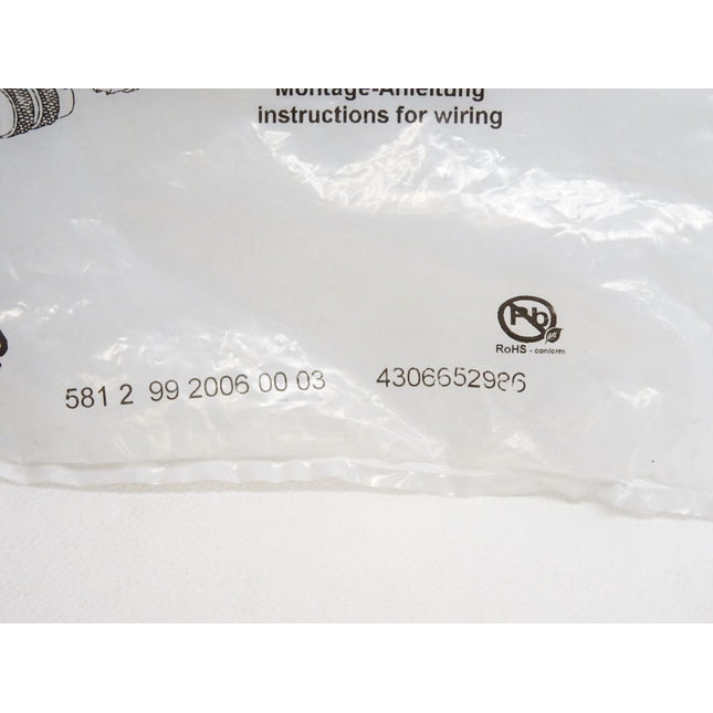 Binder Rundsteckverbinder 9920060003 581 2 99 2006 00 03 4306652986 / Neu OVP - Maranos.de