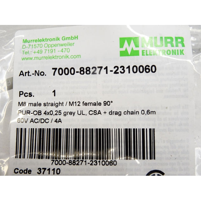 Murr Elektronik Kabel 7000-88271-2310060 / Neu OVP - Maranos.de