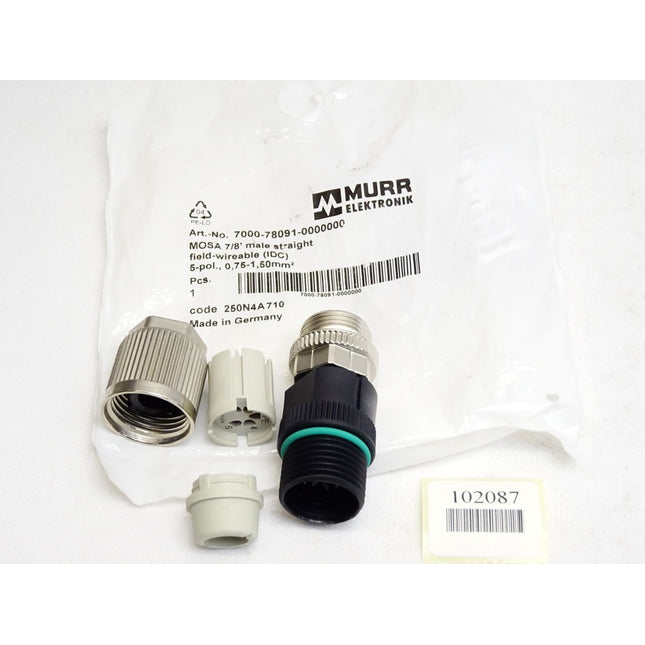 Murr Elektronik 7000-78091-0000000 7/8'' Stift 0° Schneidklemmanschluss / Neu OVP - Maranos.de