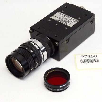 Teli CCD Camera CS8320C BV6400A7 + B+W 27E0918x + Cosmicar/pentax  TV Lens 25mm 1:1.4 - Maranos.de