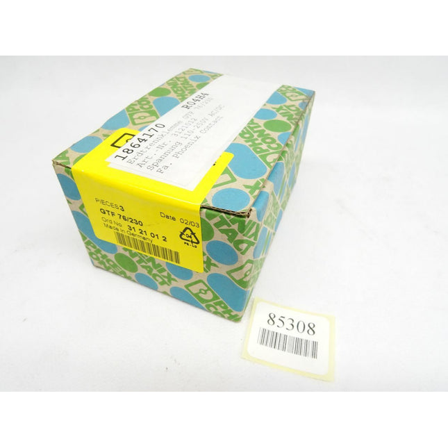 Phoenix Contact 3121012 / GTF 76/230 / Inhalt:3 Stück / Neu OVP versiegelt - Maranos.de