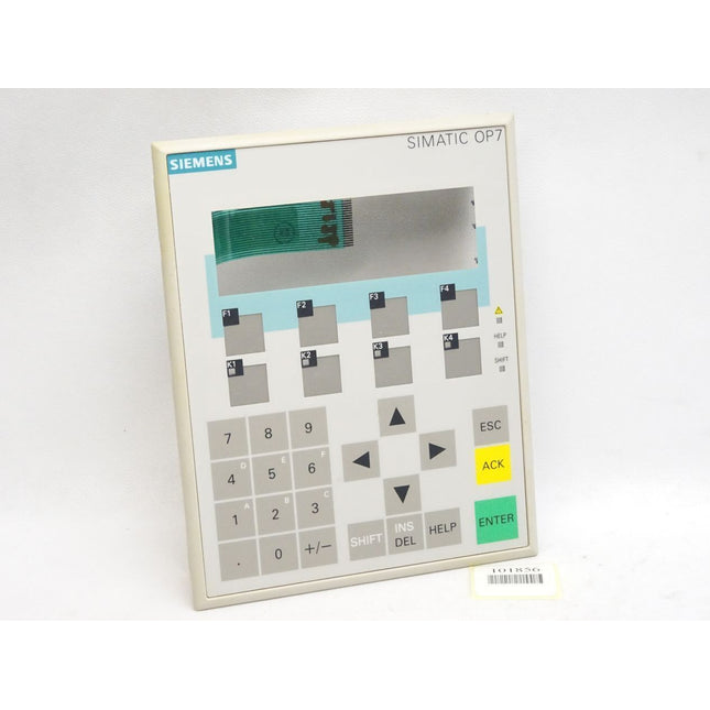 Siemens Front OP7-PP OP7-DP OP7-DP12 A5E00076354 750104002 6AV3607-1JC leichte Kratzer - Maranos.de