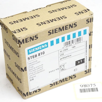 Siemens 5TE6810 SCHUKO-Steckdose gelb / Neu OVP - Maranos.de