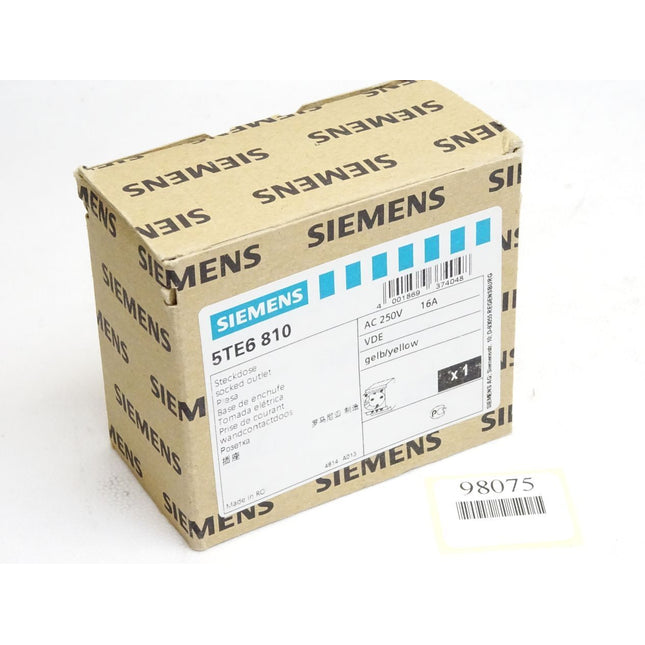 Siemens 5TE6810 SCHUKO-Steckdose gelb / Neu OVP - Maranos.de
