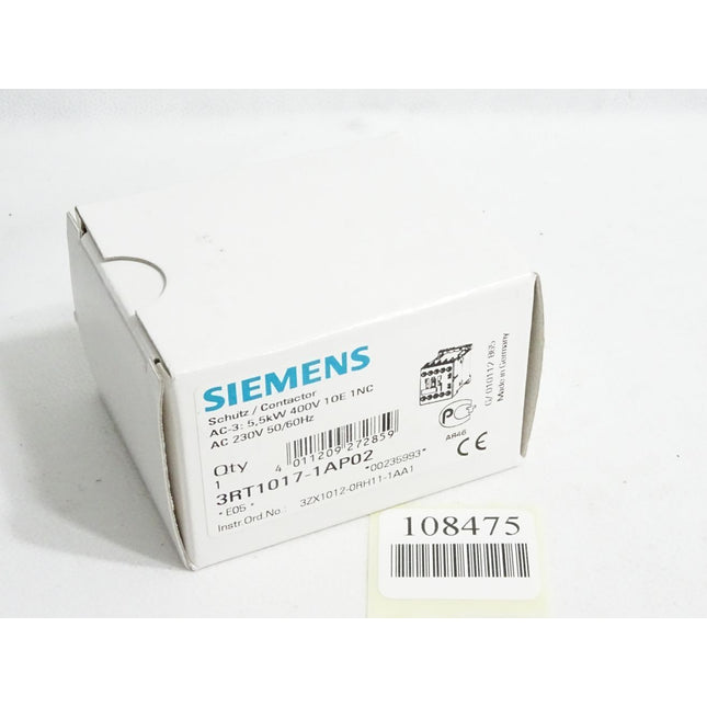 Siemens Schütz 3RT1017-1AP02 / Neu OVP - Maranos.de
