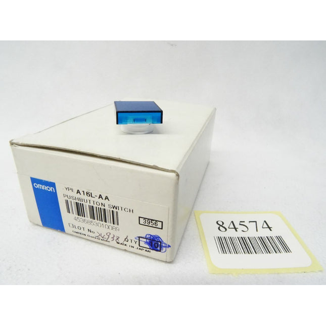 OMRON Push Button Switch A16L-AA / 9 Stück / Neu OVP - Maranos.de