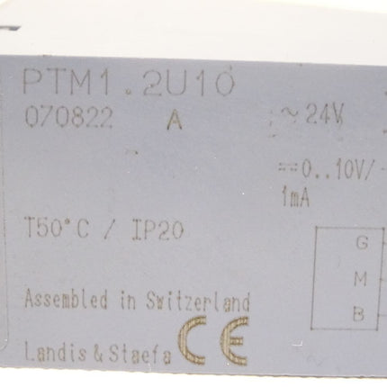Siemens Landis&Staefa 070822 / PTM1.2U10 - Maranos.de