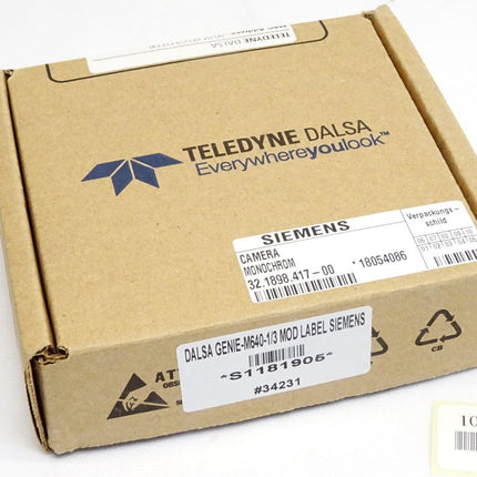 Siemens Teledyne Dalsa Camera Monochrom 32.1898.417-00 Genie-M640-1/3 CR-GM03-M6400 / Neu OVP - Maranos.de