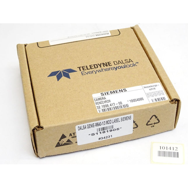 Siemens Teledyne Dalsa Camera Monochrom 32.1898.417-00 Genie-M640-1/3 CR-GM03-M6400 / Neu OVP - Maranos.de