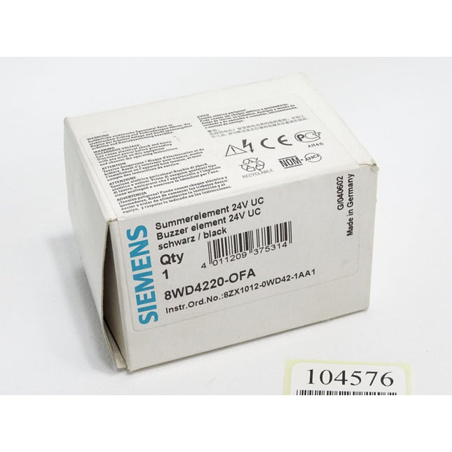 Siemens 8WD4220-0FA Buzzer element / Neu OVP - Maranos.de