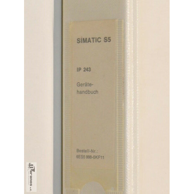 Siemens Simatic Gerätehandbuch IP 243 6ES5998-0KF11  / 6ES5 998-0KF11 - Maranos.de