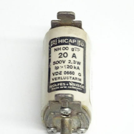 Ifm Electric HICAP NH00 / 20A / 500V / 2,3W Sicherung Verlustarm VDE 0660 - Maranos.de