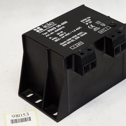 Tele RNG 36-400 6290010 Gleichstromversorgung Trafo 36W 400V auf 24VDC / 1.5 ADC - Maranos.de
