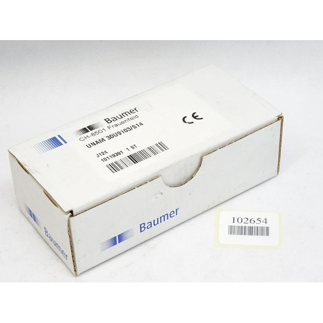 Baumer UNAM 30U9103/S14 Ultraschall Distanzsensor / Neu OVP - Maranos.de