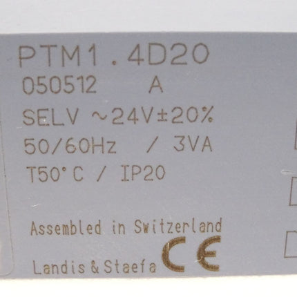 Siemens Landis&Staefa PTM1.4D20 050512 - Maranos.de