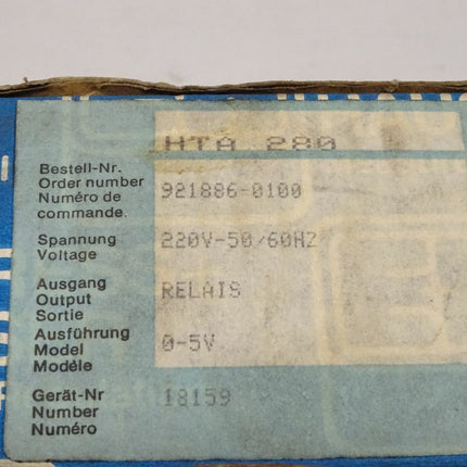 Endress + Hauser HTA280 921886-0100 - Maranos.de