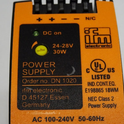 Ifm electronic DN1020  Schaltnetzteil 24 V DC - Maranos.de