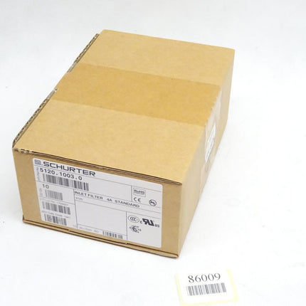 Schurter 5120.1003.0 Inlet Filter 4A Standard / Inhalt : 10 Stück / Neu OVP - Maranos.de