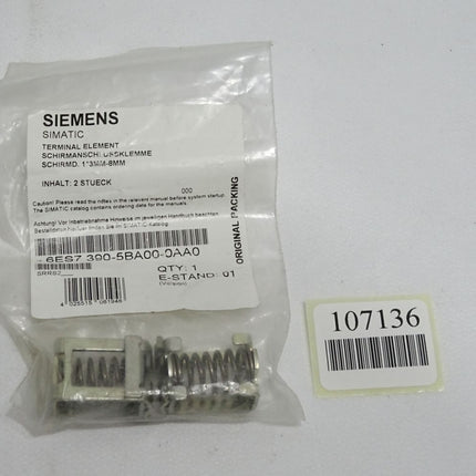 Siemens Terminal Element 6ES7390-5BA00-0AA0 6ES7 390-5BA00-0AA0 / Inhalt:2 Stück / Neu OVP - Maranos.de