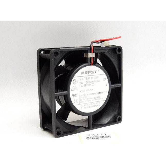 Papst Lüfter Multifan DC-Axiallüfter 8314H 24V 245mA 6.0W ca. 80x80mm - Maranos.de