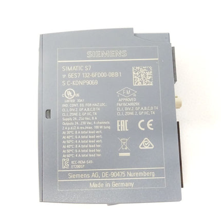 Siemens 6ES7132-6FD00-0BB1 / 6ES7 132-6FD00-0BB1 / Neuwertig - Maranos.de