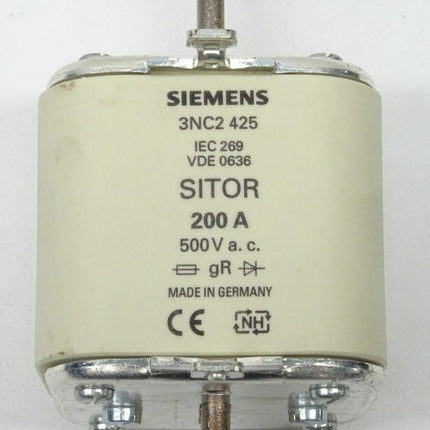 Siemens 3NC2425 200A Sicherungseinsatz 500V - Maranos.de