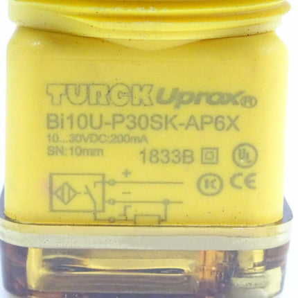 TURCK Uprox® Bi10U-P30SK-AP6X Induktiver Sensor 10...30 VDC 200 mA SN: 10mm - Maranos.de