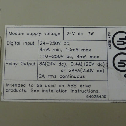 ABB NDIO-02 digitales Erweiterungsmodul 64129002 I/O Erweiterung Rev,B - Maranos.de