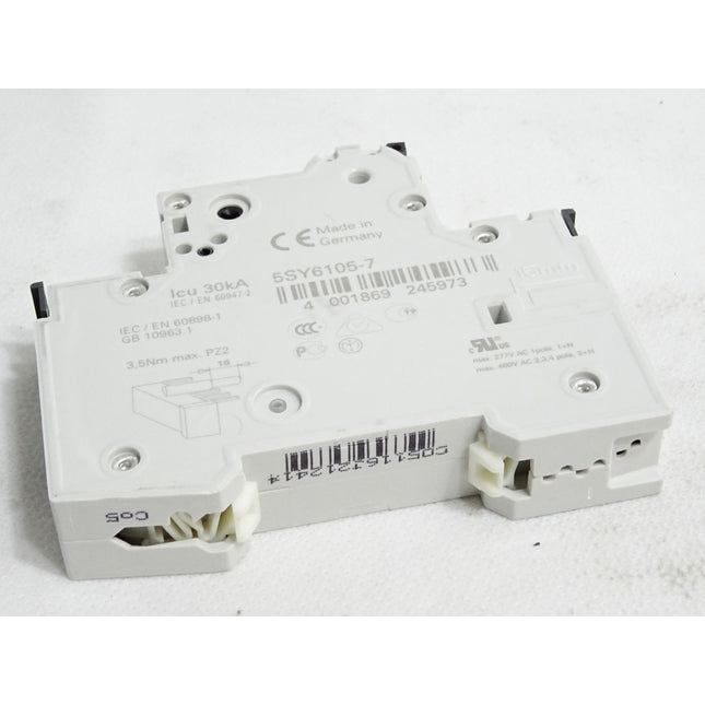 Siemens Leitungsschutzschalter 5SY61 MCB C0,5 5SY6105-7 / Neu - Maranos.de