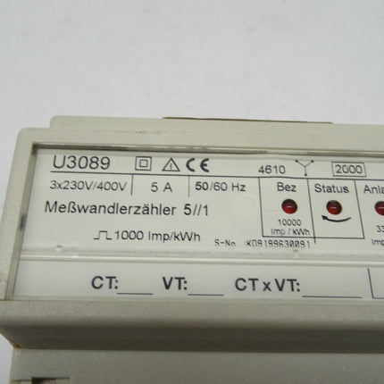 GOSSEN METRAWATT CAMILLE BAUER U3089 3x230V/400V Meßwandlerzähler - Maranos.de