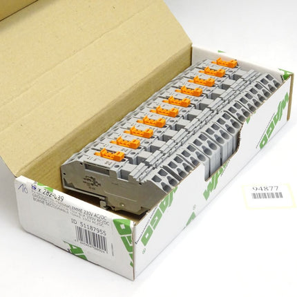 Wago Erdleiter-Trennklemme 282-639 / Inhalt : 10 Stück / Neu OVP - Maranos.de