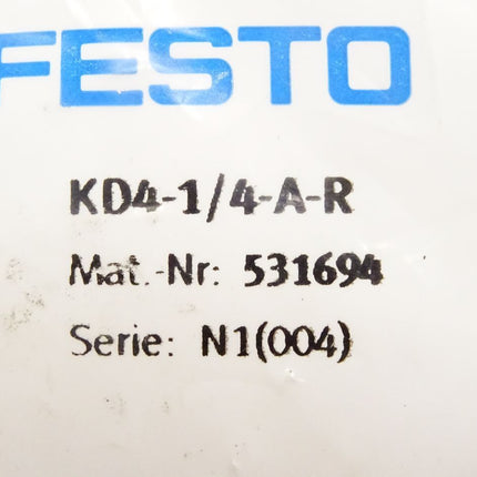 Festo KD4-1/4-A-R / 531964 / Neu OVP - Maranos.de