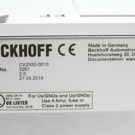 Beckhoff CX2550-0010 Erweiterungsmodul mit CFast-Einschub + CX2100-0904 Netzteil - Maranos.de