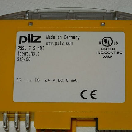 Pilz PSSu E S 4DI Digitales Eingangsmodul Elektronikmodul 312400 - Maranos.de