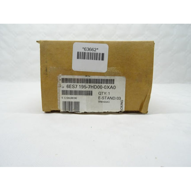 Siemens 6ES7 195-7HD00-0XA0 Siamtic S7 6ES7 195-7HD00-0XA0 E:03 OVP - Maranos.de