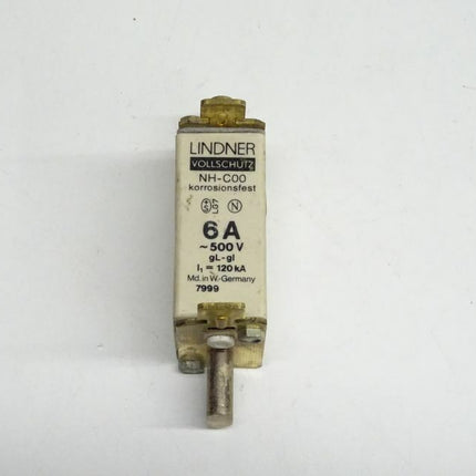 Lindner NH-C00 Sicherung 500V / 6A / 7999 - Maranos.de